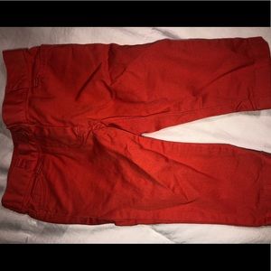 Used once Burnt Orange 🍊 Baby slacks 👖 SZ 3-6 mo
